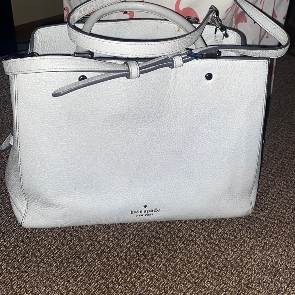 Turquoise Kate Spade Crossbody. Used a lot.
